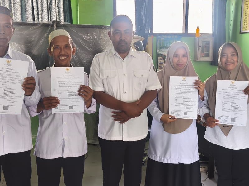PENGANGKATAN PPPK PARUH WAKTU GURU DAN TENAGA TEKNIS SDN 2 PESANGGERAHAN